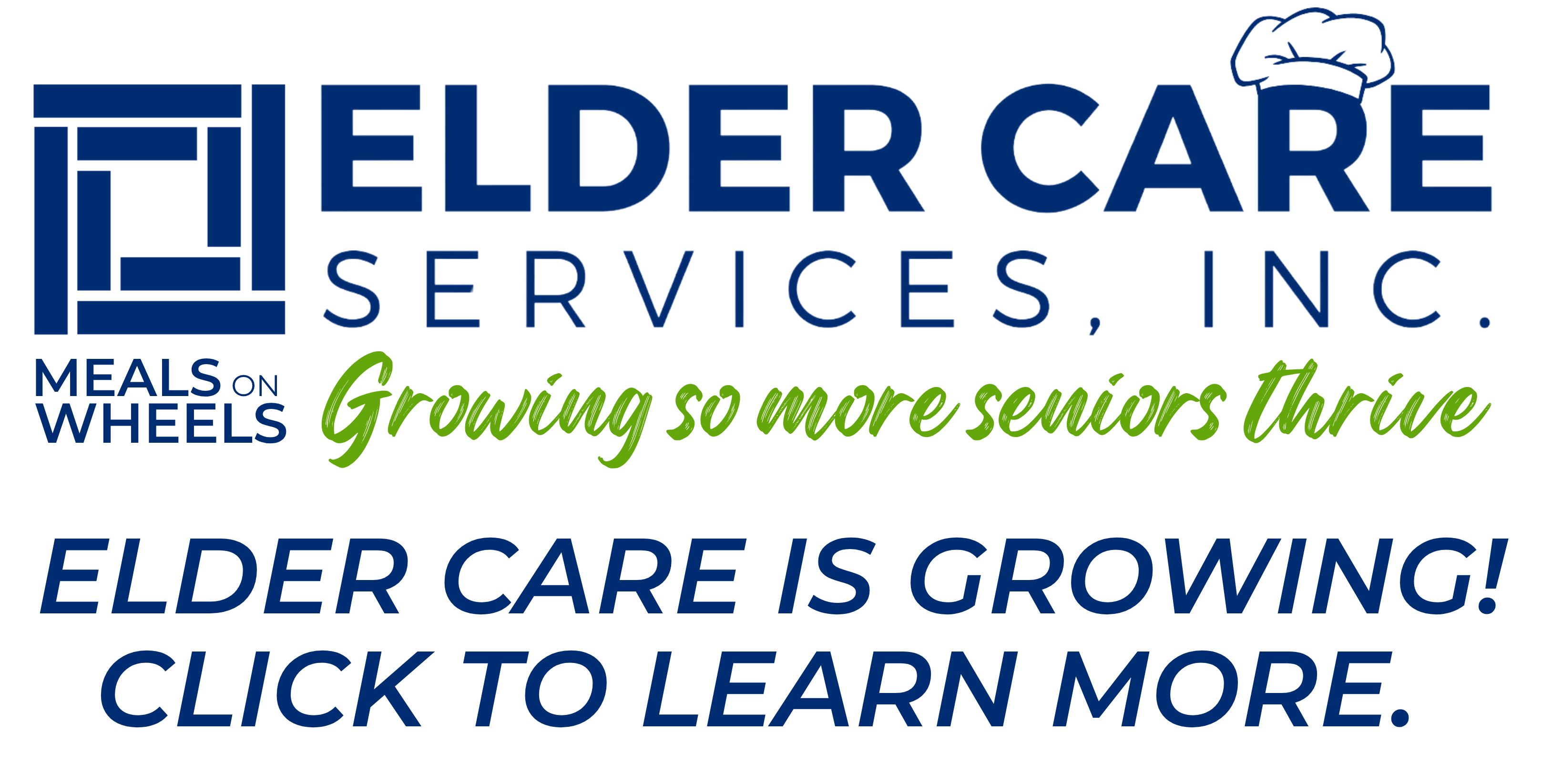 Elder Care is growing! Click to learn more.